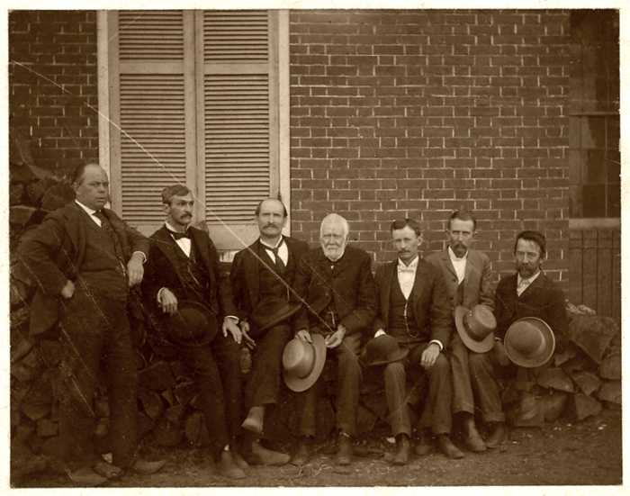 Community leaders that helped rebuilding of downtown Centerville after the physical destruction the Civil War ... First directors of First National Bank 1886. Mr. Gardner, R.B. Barnwell, J.B. Walker, Horatio Clagett, Henry Nixon, John Hungerford.