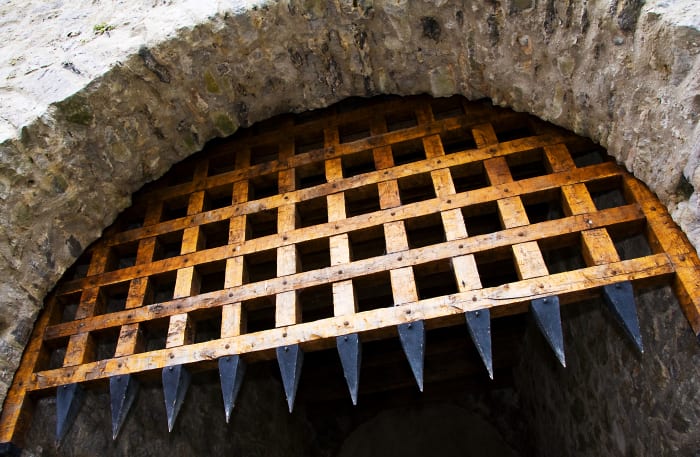 Portcullis at Cahir Castle