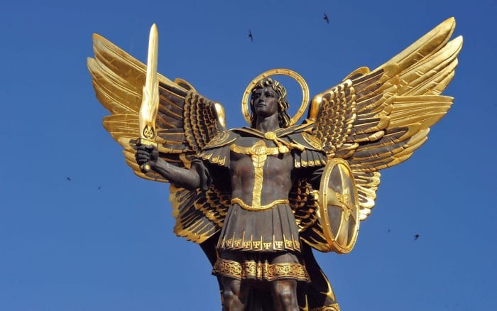 Archangel Michael is said that he is the leader of God's angels, He is in charge of the positive angels in the universe, who sometimes have to keep the negative angels do what they have to do according to Gods laws.