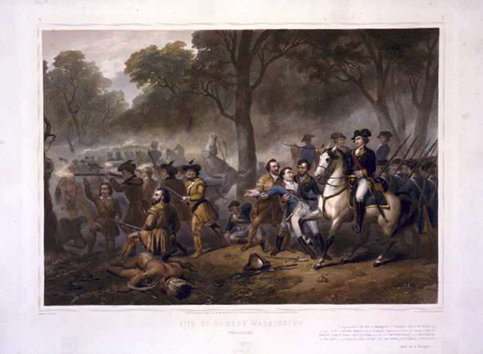 CREDIT: Rier, imp. Lemercier, Paris. "Life of George Washington--The soldier." 1854. Prints and Photographs Division, Library of Congress.