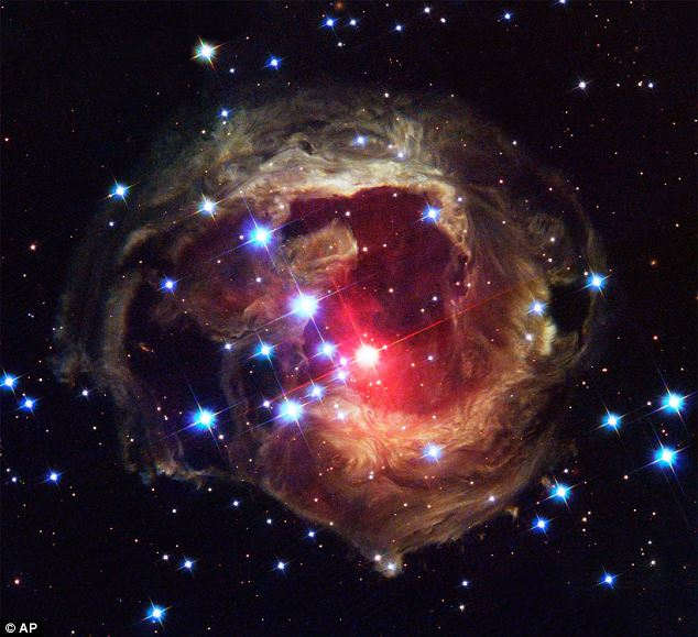 The wonders of space: A picture from the Hubble Space Telescope. Hawking said the observations of an expanding galaxy made by the astronomer after which the telescope is made refuted the idea the universe had no beginning