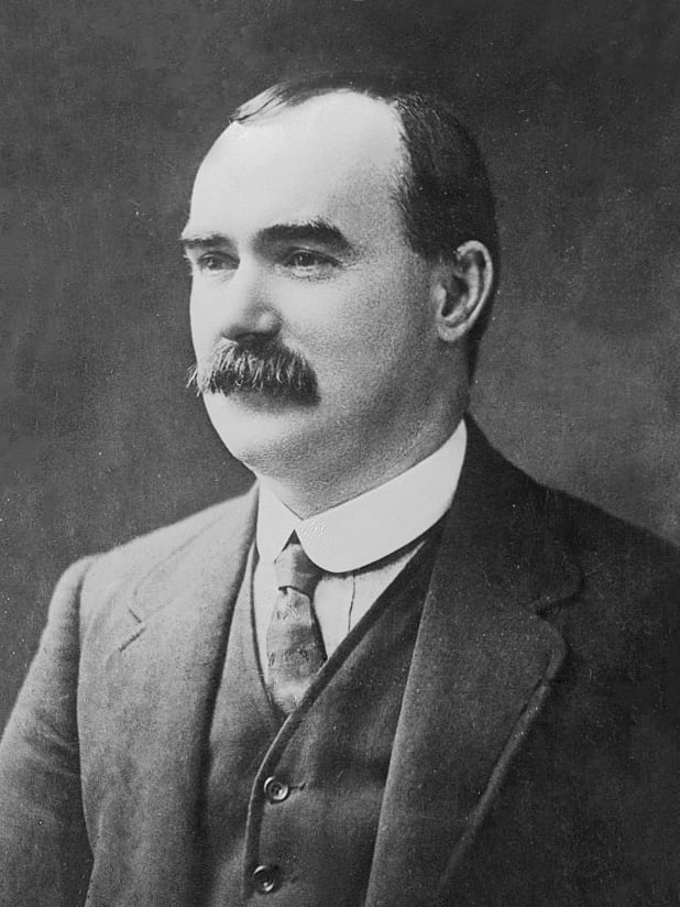 James Connolly was the Leader of The Irish Citizen Army during The 1916 Easter Rising.
