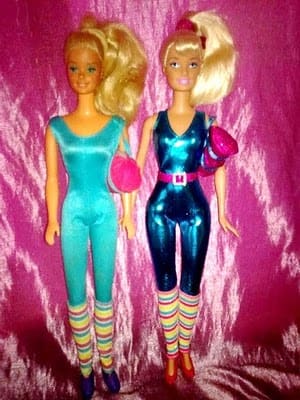 Left - Original Great Shape Barbie Right - Great Shape Barbie Note the change in the hips and thights.