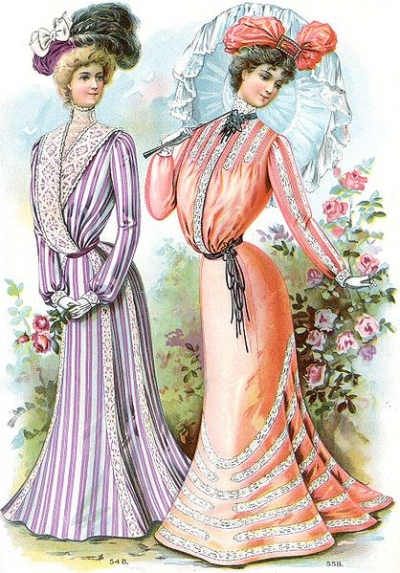 Public domain at http://commons.wikimedia.org/wiki/File:THE_DELINEATORaugust1901p165.jpg