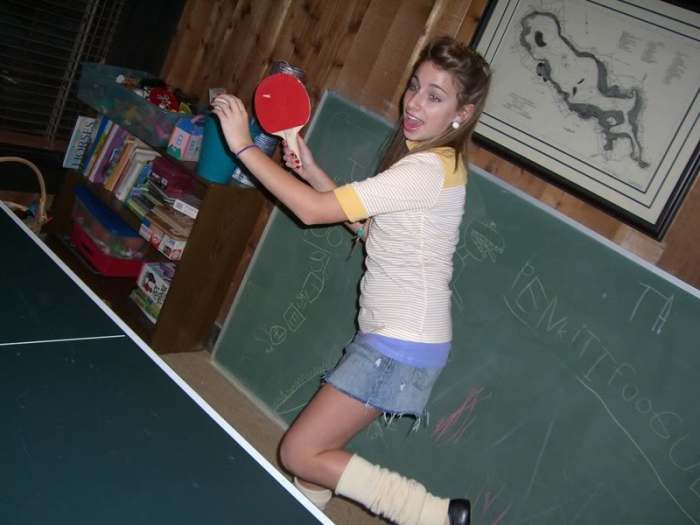 Cute and stylish - difference between men and women playing ping pong, photo By lovely12345_2007, source: Photobucket