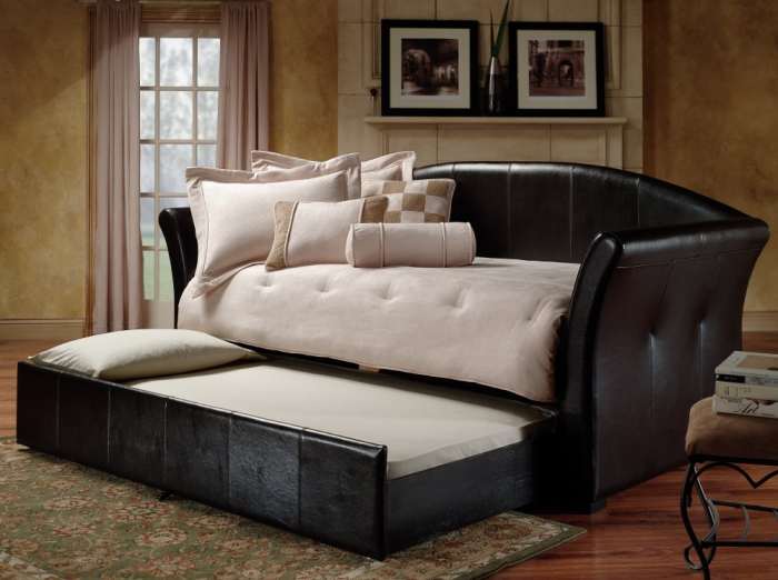 Daybed frame option with trundle bed Daybed Frame Option - Spare Bedroom Ideas