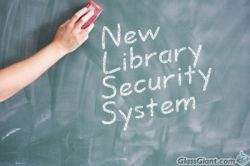 Understanding the library's new security system is difficult for some people.