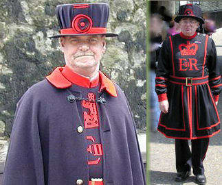 1: released into public domain by author StoatBringer ~ wikipedia project. See: http://en.wikipedia.org/wiki/File:Beefeater_at_tower_of_london.jpg ~ ~ 2: released into public domain by author Arpingstone. See: http://en.wikipedia.org/wiki/File:Yeoma