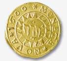 One of the many Jehovah Coins once in circulation, which are now collector items.