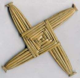 St. Brigid's crosses can be found in gift shops all over Ireland, but I think the best ones are the crosses you make yourself. Check the links at the bottom of the page to learn how!