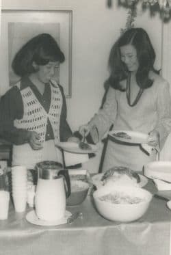 Part of a typical gathering in our home around 1969