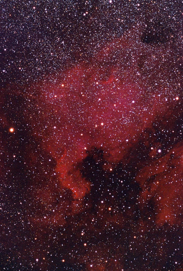 The North American Nebula is an example of an emission nebula.