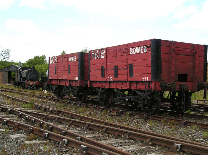 More ex-NER wagons taken into the NCB fleet, these marked as part of the Bowes (County Durham) fleet