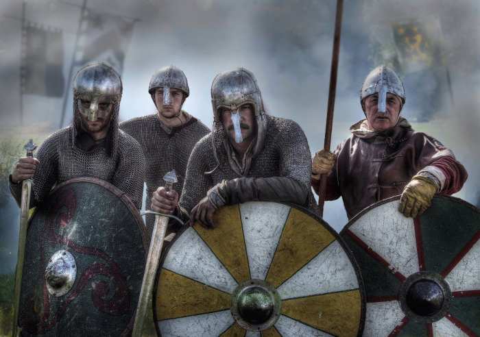You can't miss them, and they won't miss you. Duck and you'll be skewered, leap and find an arrow in your heart. Stay put and a Dane axe will pull your shield down as a sword blade finds your throat.