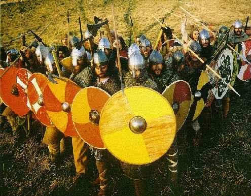 From the offensive: Saxon Wedge or Swine Array, an offensive formation adapted by Aelfred 'the Great' from the classic Greek phalanx