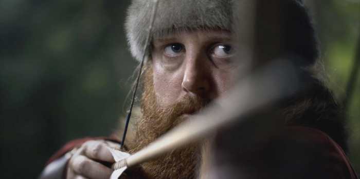 A bow marksman might stand at the prow of a ship in the way a marine marksman might have from the 18th Century in seaborne warfare. Olaf Tryggvason's best known bowman was Einar Tambarskelve, with him at his final battle at Svold
