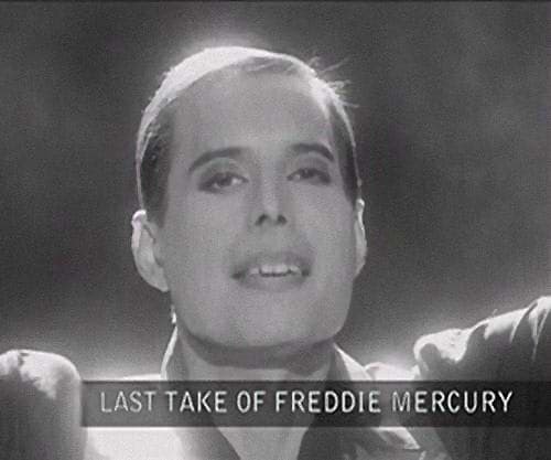 The last public shot of Freddy Mercury, taking during the filming of "These are the Days of Our Lives in May of 1991, less then six months before his death.
