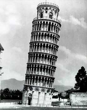 Fig. 4. Leaning Tower of Pisa, where Galileo Galilei (1564-1642), an Italian physicist, mathematician and astronomer performed experiments. Galilei made a great contribution to understanding of the free fall and motion in general.