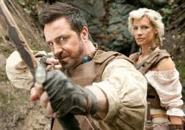Return with us now to Fairy Tale times, when men were men and warrior women had perfectly coiffed hair.
