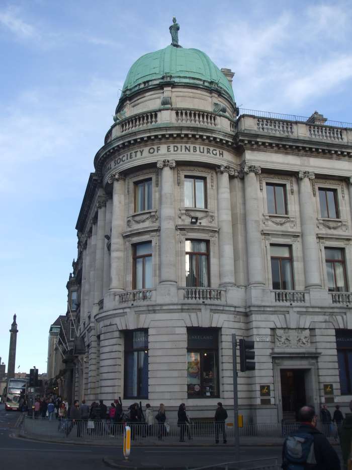 The Royal Society of Edinburgh building in George Street