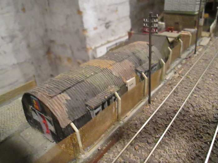 Looking down on the 'Restricted' store (the sharp-eyed of you will see the red door at this end) beside the wire. Red for 'Restricted Access'