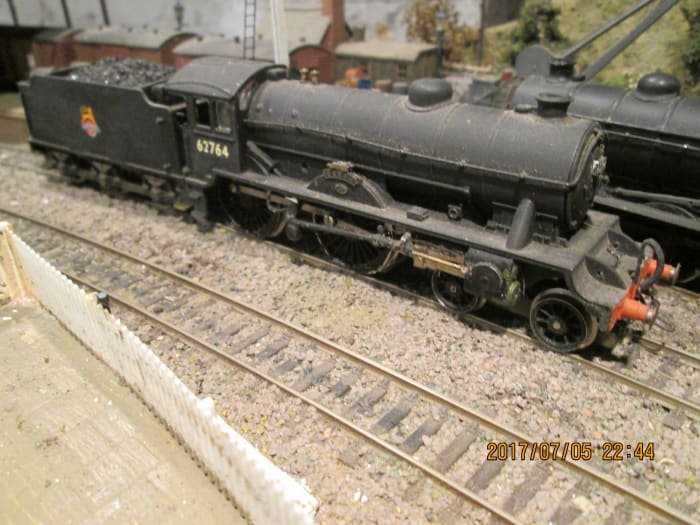 And a close-up of relatively ancient (1980s) Hornby D49, modified to D49/2, 62764 'The Garth' with the help of a Crownline converson kit.