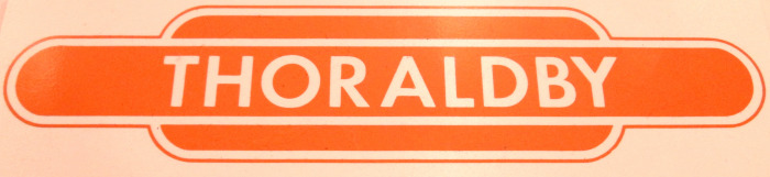Welcome to Thoraldby Station. The ticket office is top of the steps to the left before you come to the platform, waiting rooms beyond the barrier to the right.