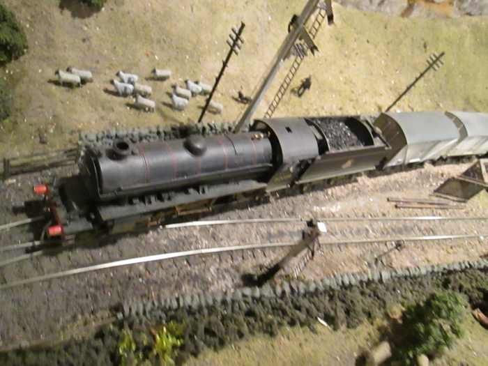K1 62059 presses on up the gradient past the Derwent stone siding with a fish, meat and fruit consignment destined beyond Thoraldby