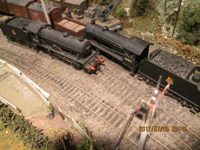 Two of Darlington's finest. Both modified Gresley designs with the distinct North Eastern touch (a straight running board over the coupled wheels, something to do with Edward Thompson's input)