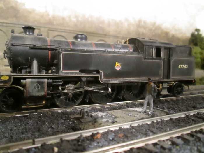Class L1 2-6-4 T 67742 was a Darlington (51A) allocation in the early 1950s - she is seen here at rest before returning with a short passenger working