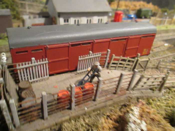 Covered Carriage Trucks (CCTs) were originally built to convey their lordships' horse-drawn vehicles. With the advent of car sleeper expresses they were largely redundant and turned over to departmental use.(Parkside kit)