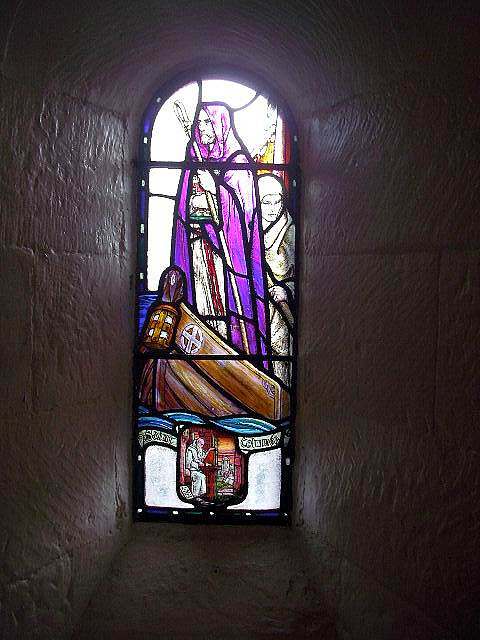 Stained glass in St Margaret's Chapel