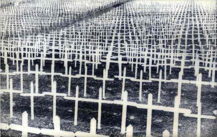 Soldiers were ordered to live in subhuman conditions on both sides. Thousands had their feet and legs amputated as a result of 'Trench Foot' which was caused by having to endure wet feet for extended periods, in the flooded trenches. Why?