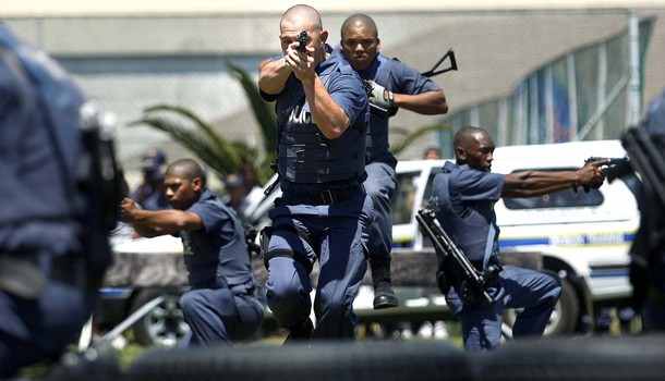 Very efficient in posing like they are in training camp, very dysfunctional and corrupt when doing community policing. That is our present-day SAP's..