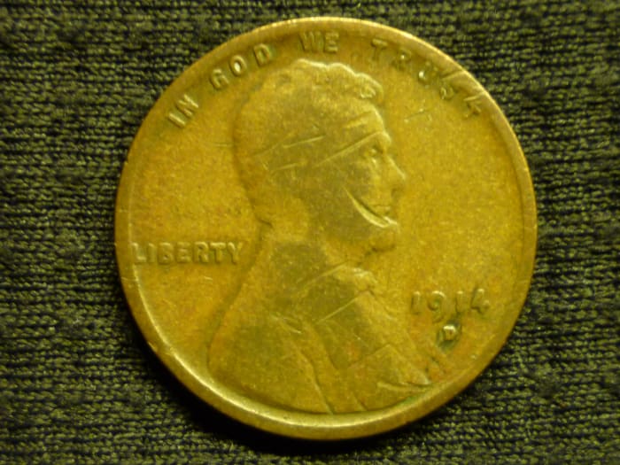 Value of Lincoln Pennies. Although this 1914D Lincoln Cent is in rough condition, its value is still around $100