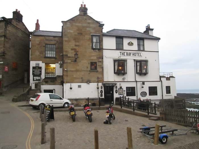 The Bay Hotel with its Wainwright Bar - named after the famed author-walker who wrote of his Coast-to-Coast Walk. Take a break and sample the fare