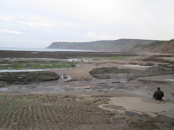 The view along the coast past Fylingthorpe to Ravenscar ('Peak') where the Lyke Wake Walk ends (see Hub-page 'Walk On The Wild Side')