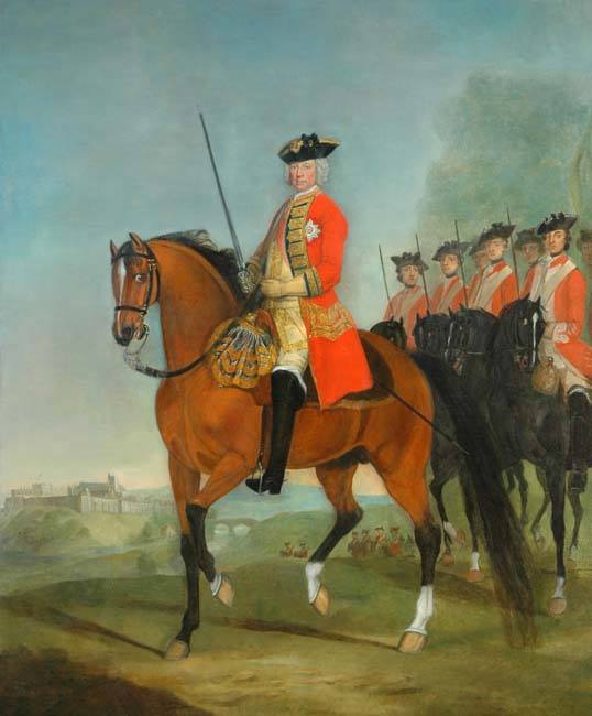 Colonel Charles Howard, after whom the regiment was named - cuffs and collars were green, hence the name 'Green Howards'.