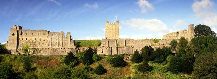 Richmond Castle - landmark keep built for Alan 'Rufus'' (the Red), Earl of Richmond under William I