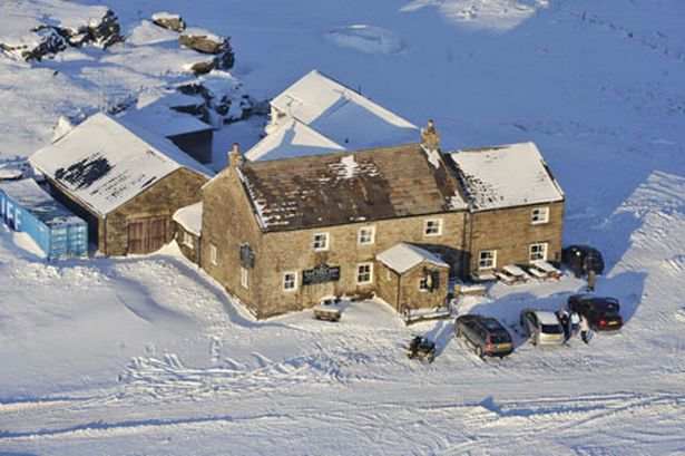 This kind of weather! An even warmer welcome awaits the intrepid (you could say foolhardy) distance walker