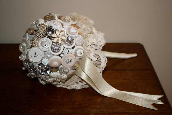 Button Wedding Bouquet