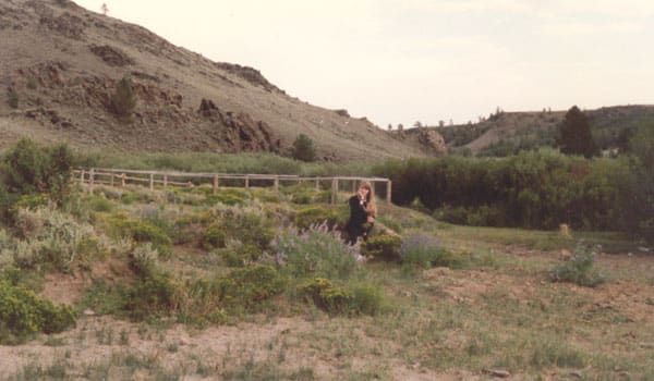 Sarah looking lovely on the nature trail in South Pass City, Wyoming