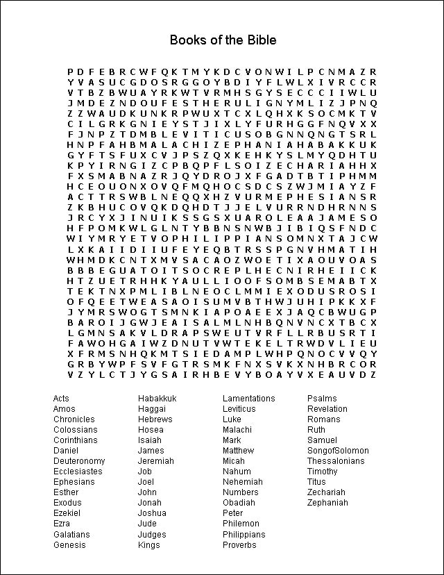 Online Bible Word Search Printable Pages HubPages