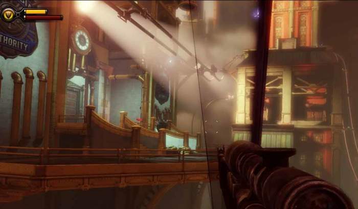 Bioshock Infinite get to the Shantytown police impound by using the right skyline and find Chen Lin's confiscated tools