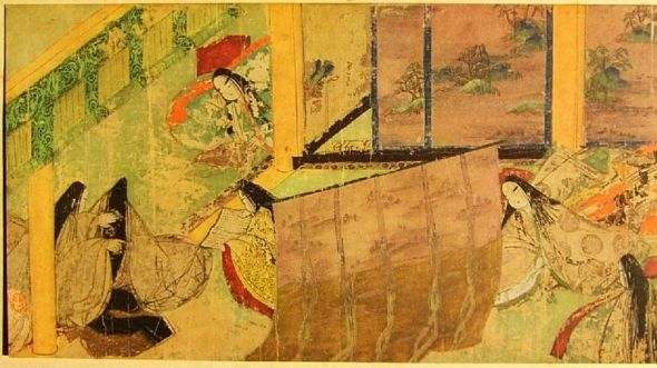 Imperial court in Kyoto. Van Gogh was swept away by Japonisme and Japonaiserie