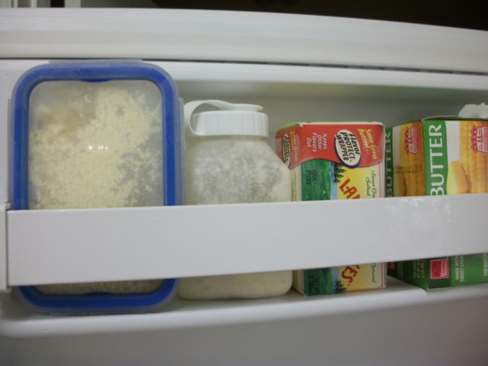Grab the opportunity to stock up on butter and hard cheeses like Parmesan when they are on sale at your local supermarket. These items freeze really well.
