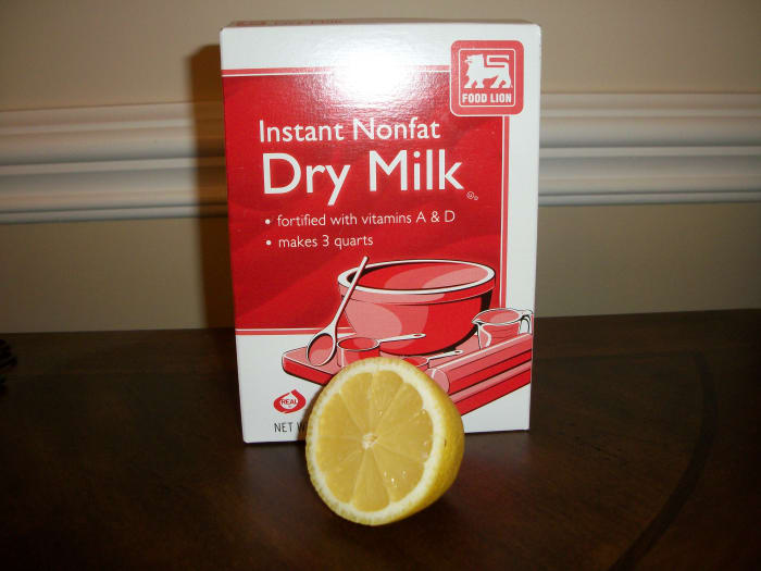 Having a box of powdered milk in your pantry can save you money if you are not a milk drinker but need some quick milk every so often. It keeps in a pantry and dissolves easily in water. It also has many nutrients and vitamins like real milk.