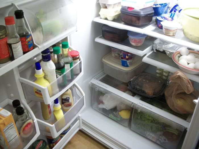 If I do say so myself this is a refrigerator that will need some decluttering and cleaning very soon!
