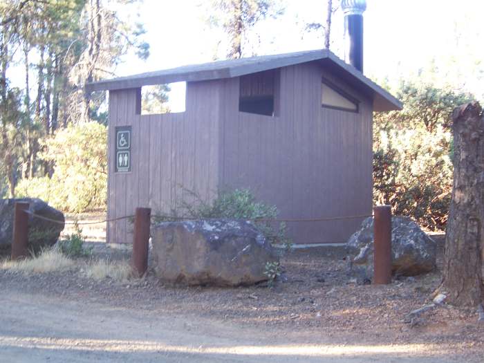 A potty or private stall bathroom is available. Also known as pit toilets, these are modern day outhouses and not flush toilets.