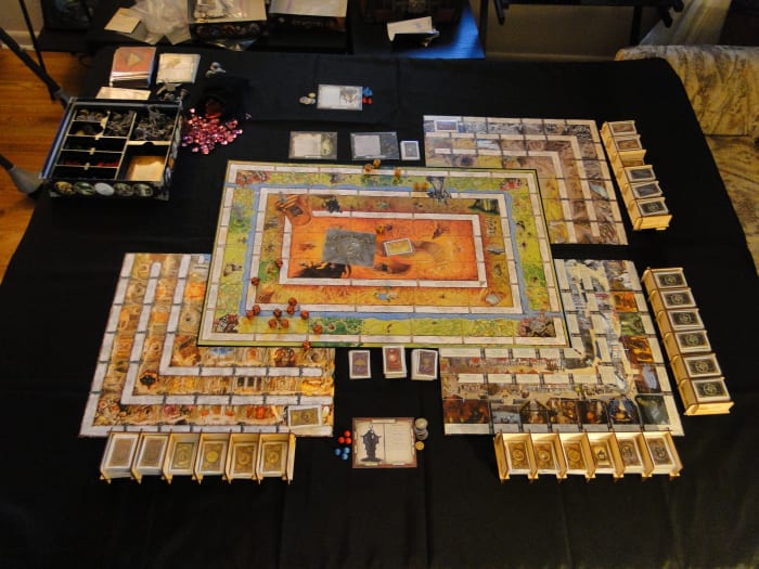 This is my typical setup. I have included information on all accessories pictured with the game here.
